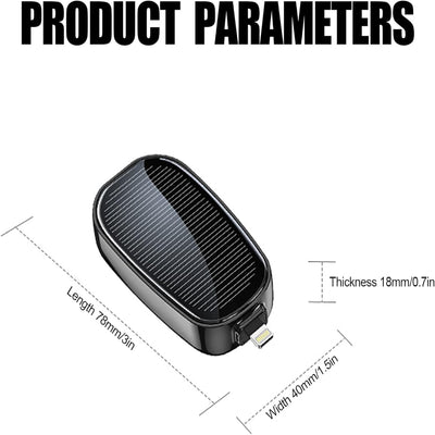 Pocket Rocket™ Solar Mobile Charger.