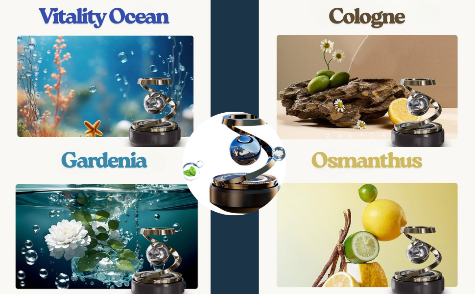 ZENSOL™ Solar Aroma Car Air Freshener.