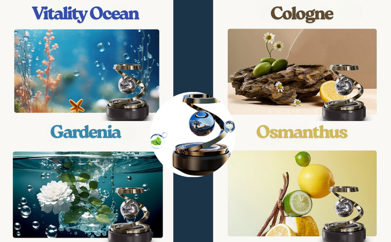 ZENSOL™ Solar Aroma Car Air Freshener.