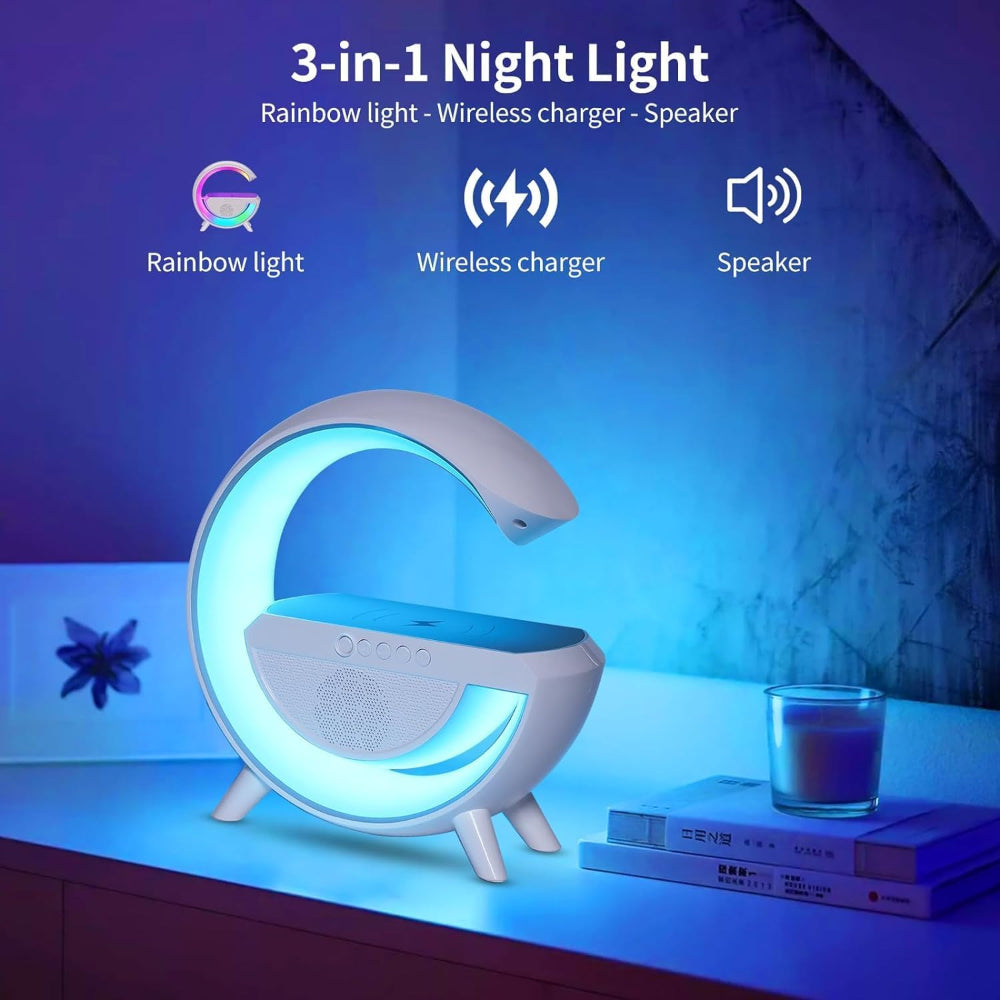 DAY&NIGHT™ 3 IN 1 Utility Side Lamp/Charger/Clock