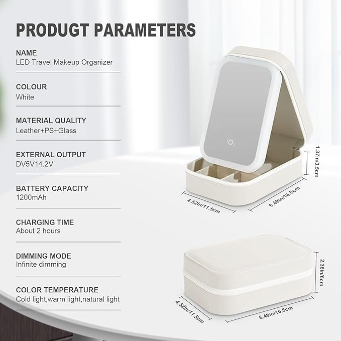 GLAMBOX™ ALL-IN-ONE Makeup Case.