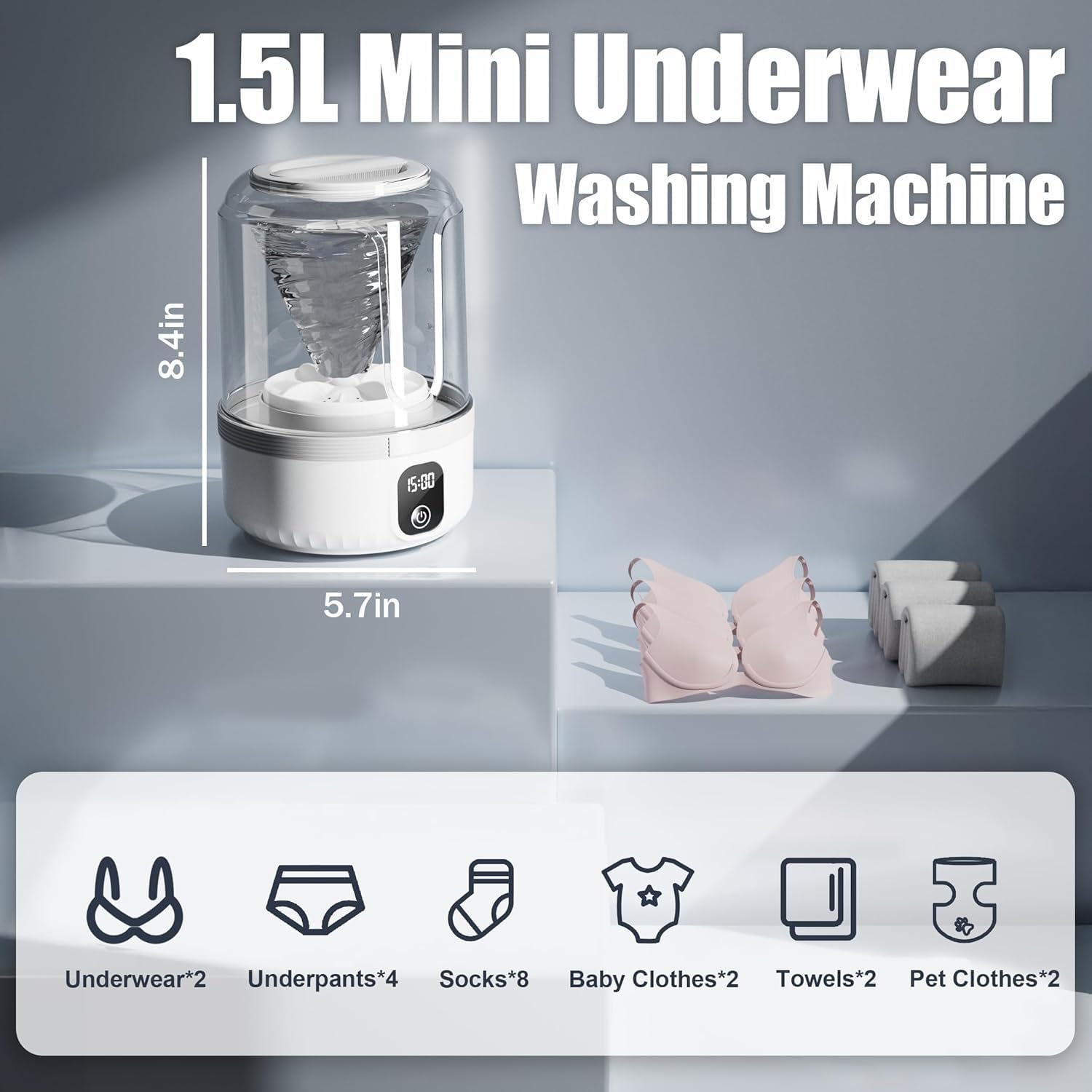 MINIWASH ™  Portable Washing machine.